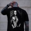 SINNER Sexy Nun Print Men's T-shirt