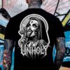 UNHOLY Nun Licks Crucifix T-shirt