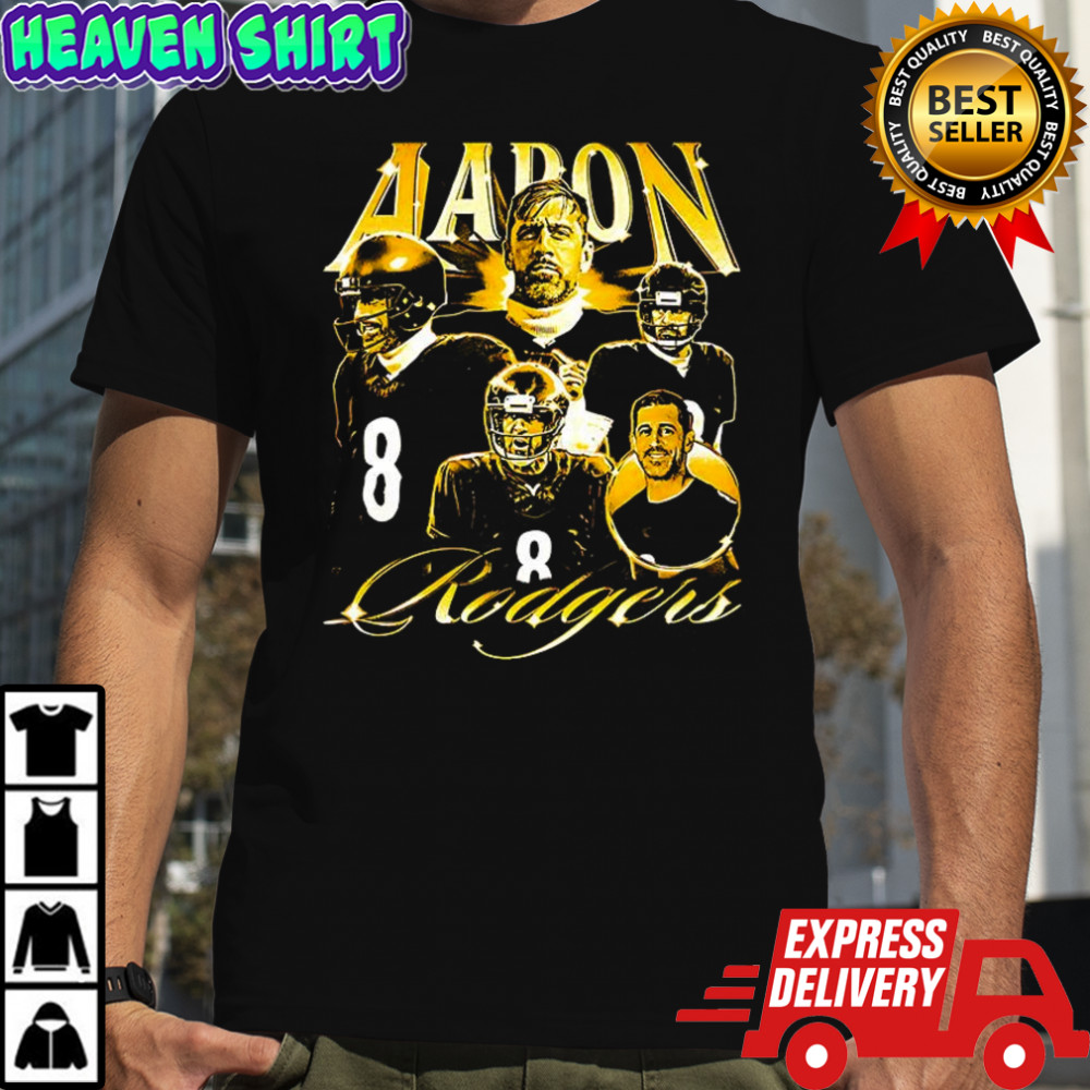 Aaron Rodgers Pittsburgh Steelers NFL player collage vintage shirt