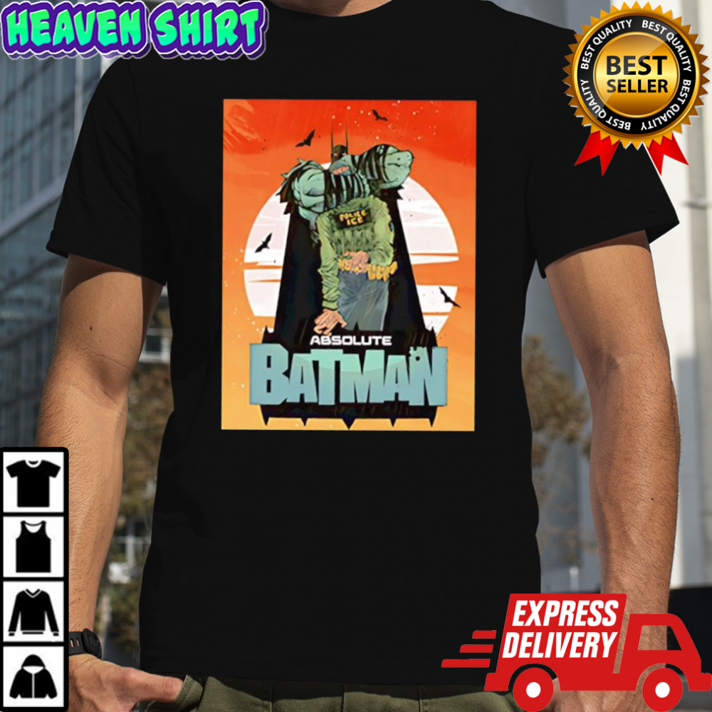Absolute Batman police ice sunset retro shirt