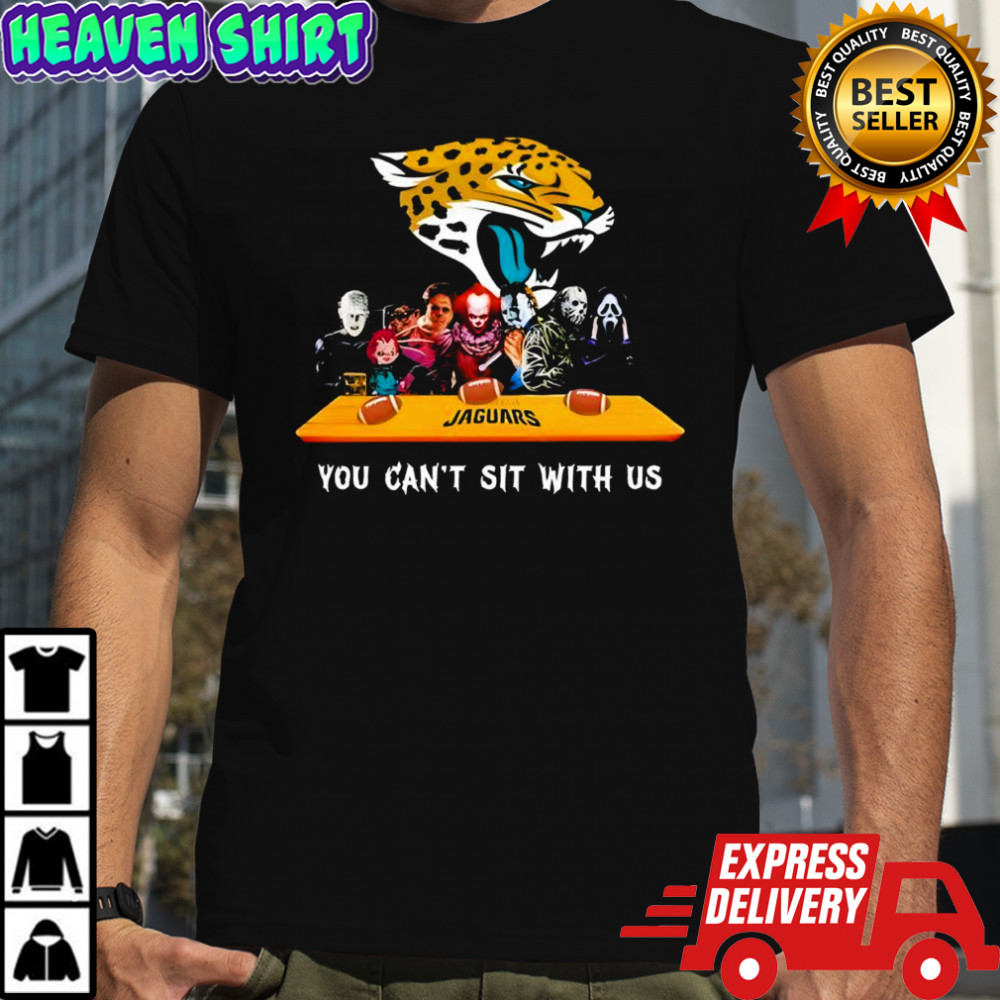 acksonville Jaguars Horror Movies Halloween you can’t sit with us shirt