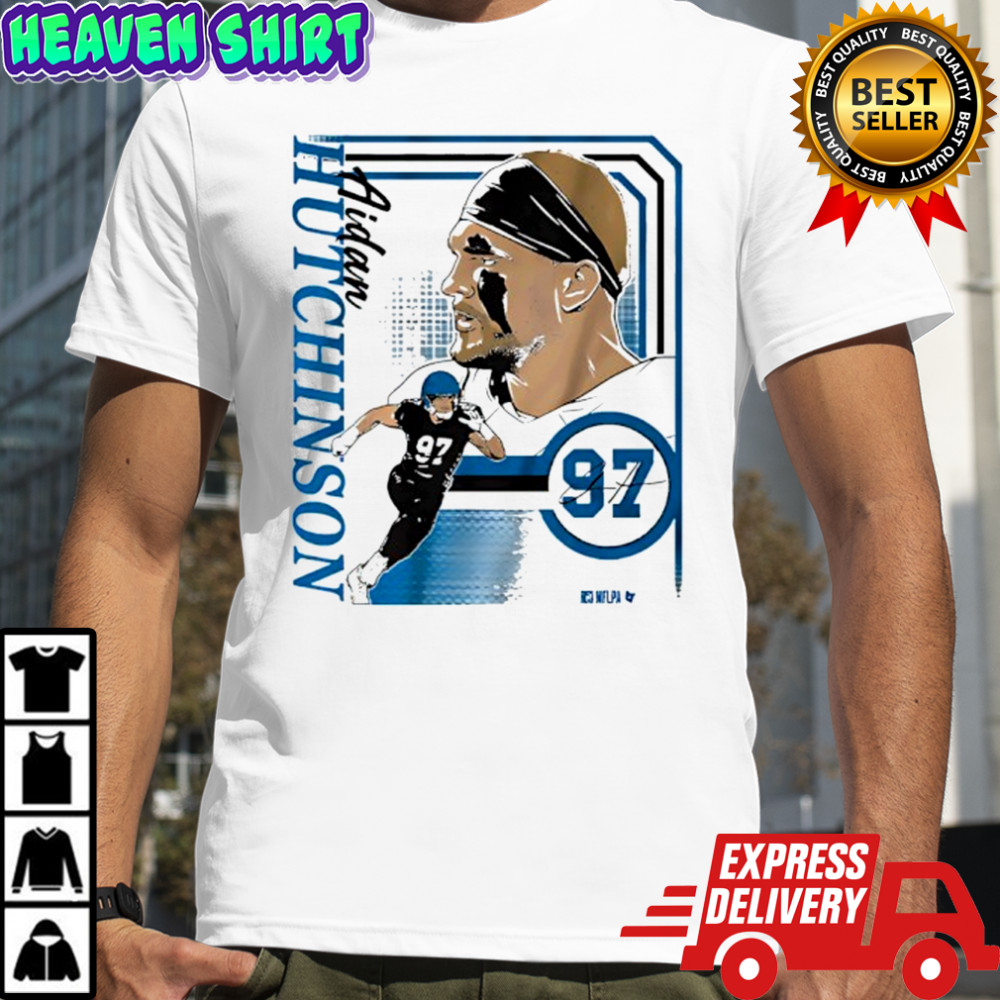Aidan Hutchinson Collage Frame signature shirt