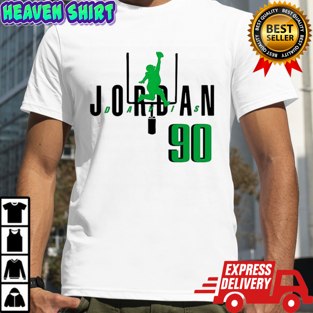 Air Jordan Davis Philadelphia Eagles football number 90 shirt