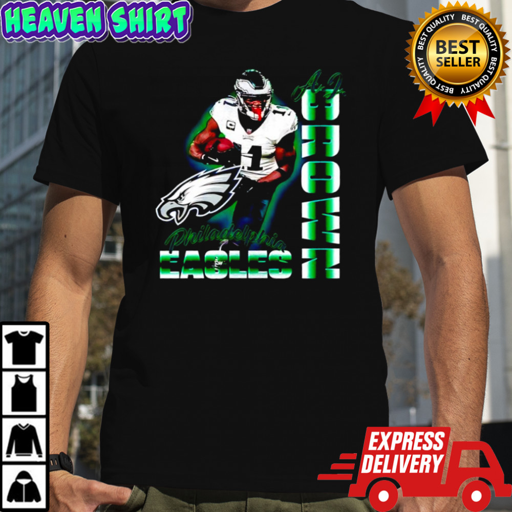 AJ Brown Philadelphia Eagles Garment Dyed logo shirt