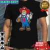 Andrew Whitworth Ryan Fitzpatrick Wearing Nebraska Huskers Herbie Mark Mascot T-Shirt