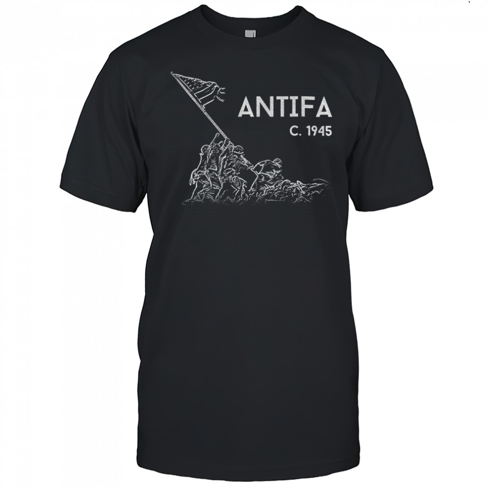 ANTIFA c. 1945 Patriotic Anti-Fascist Liberty shirt
