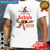 Arby’s I’m With The Witch She Has Me Under Her Spell Halloween T-Shirt