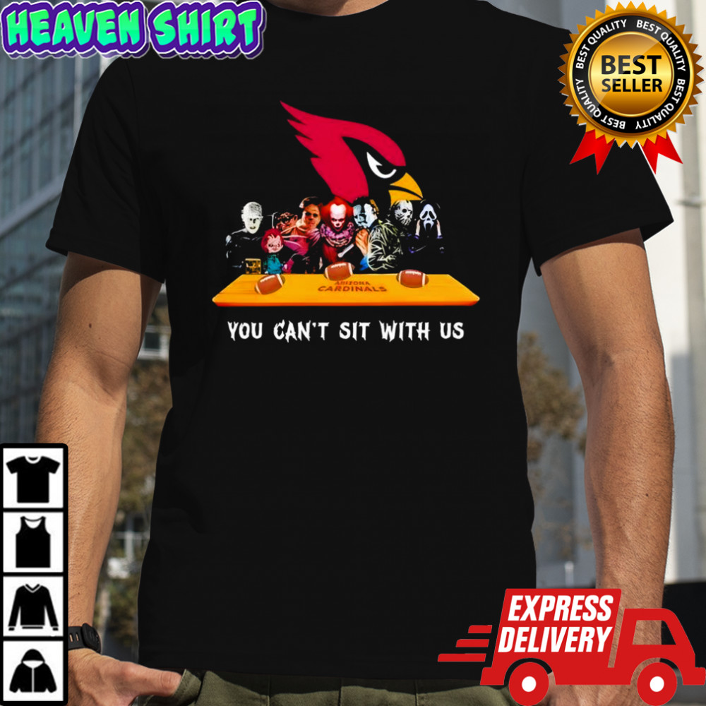 Arizona Cardinals Horror Movies Halloween you can’t sit with us shirt