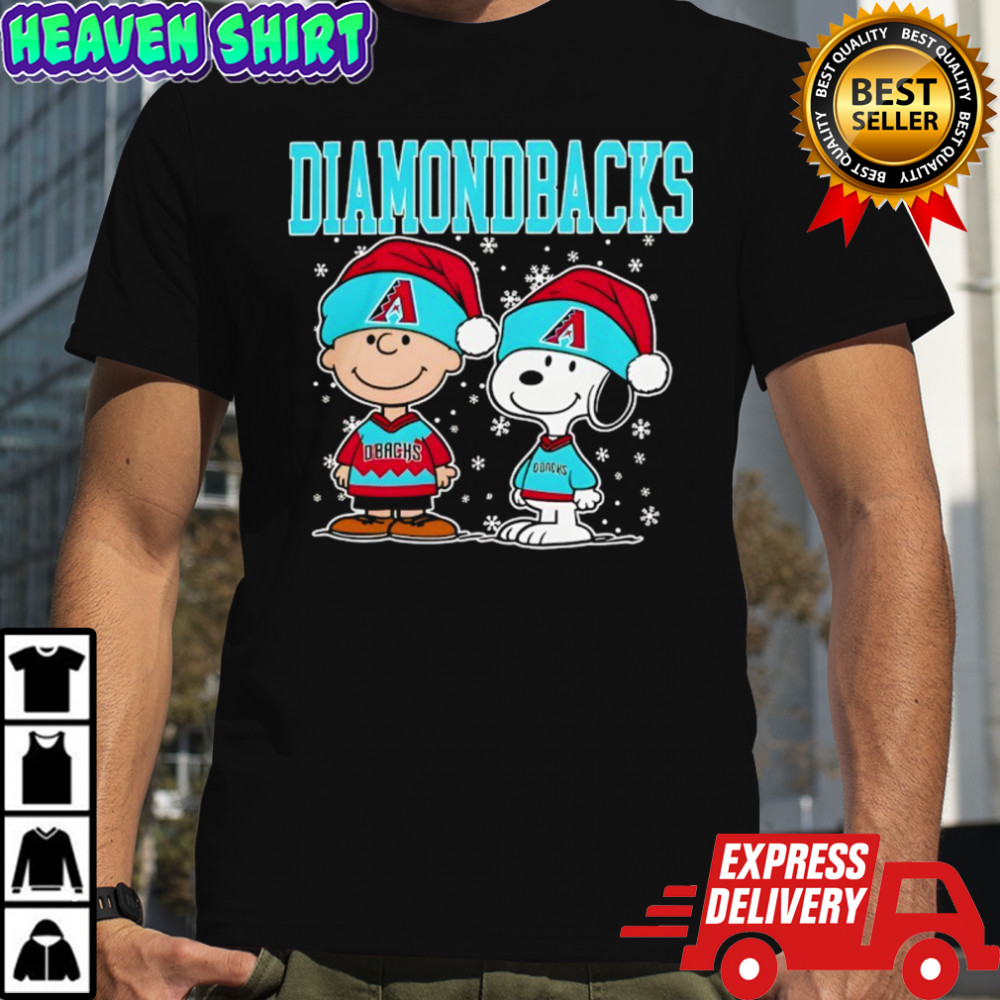 Arizona Diamondbacks Snoopy Charlie Brown Christmas Baseball shirt