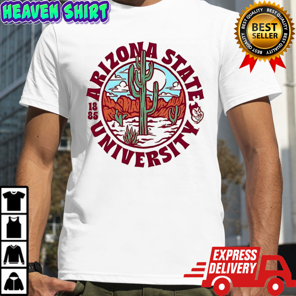 Arizona State Sun Devils football Arizona State university est 1885 landscape logo shirt