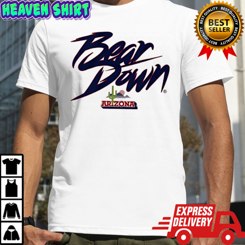 Arizona Wildcats Bear Down Cactus Logo shirt