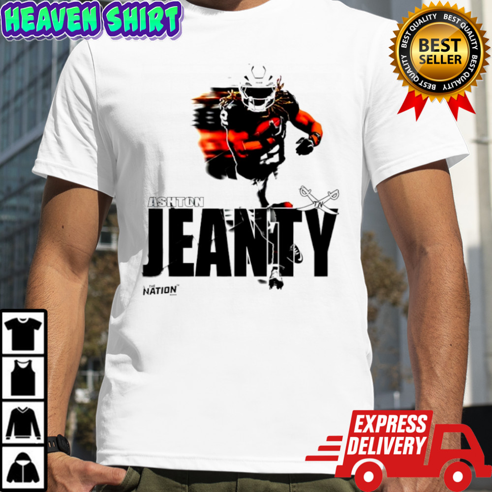 Ashton Jeanty Boise State Broncos football team player signature shirt