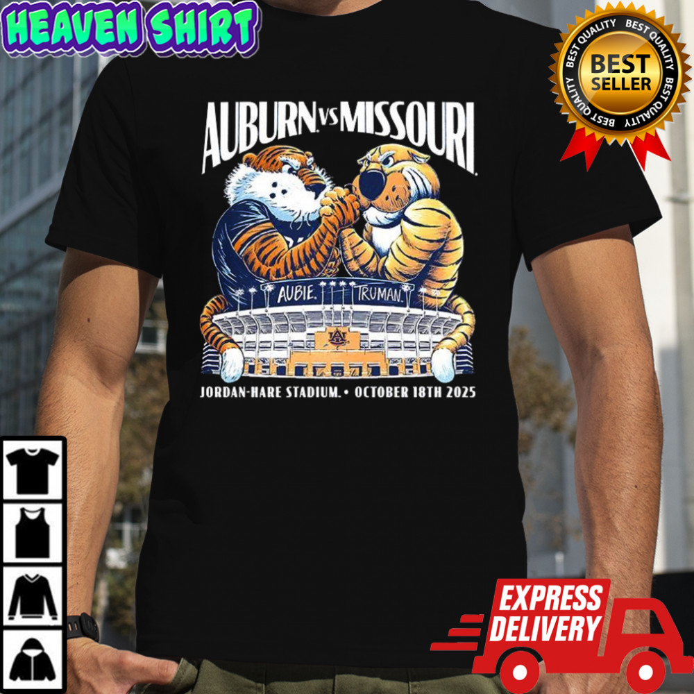 Auburn vs. Missouri 2025 Jordan-Hare Stadium shirt