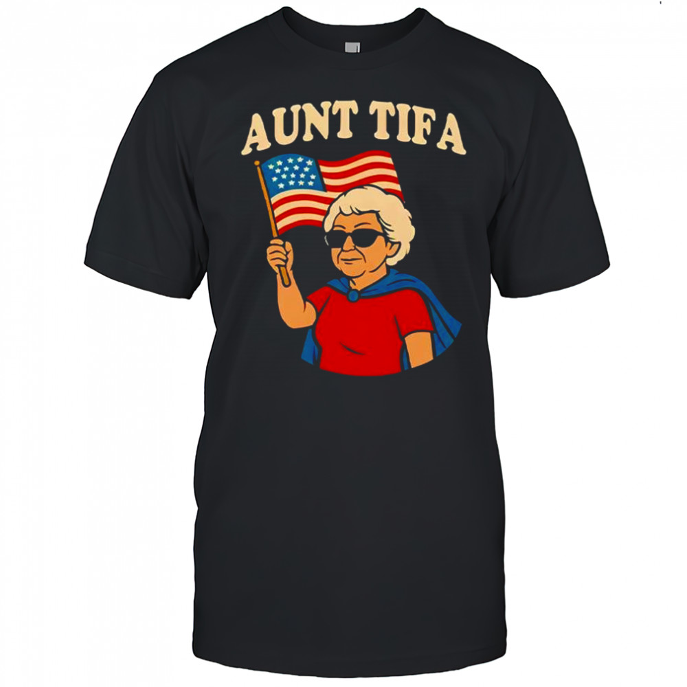 Aunt Tifa USA Flag Shirt