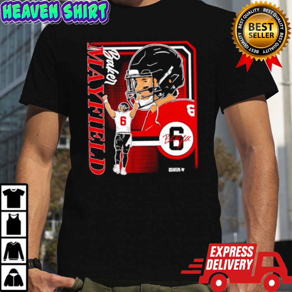 Baker Mayfield Tampa Bay Retro Baller Collage Frame signature shirt
