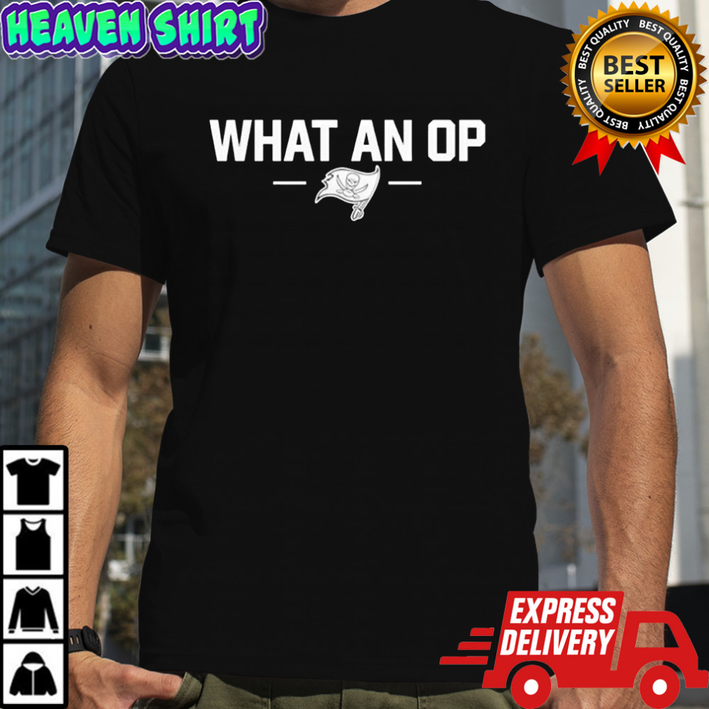 Baker Mayfield Wearing What An Op logo shirt