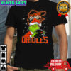 Baltimore Orioles Christmas Grinch Helmets Baseball Logo shirt