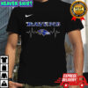 Baltimore Ravens x EMT Day peace love save lives Double-Sided T-shirt