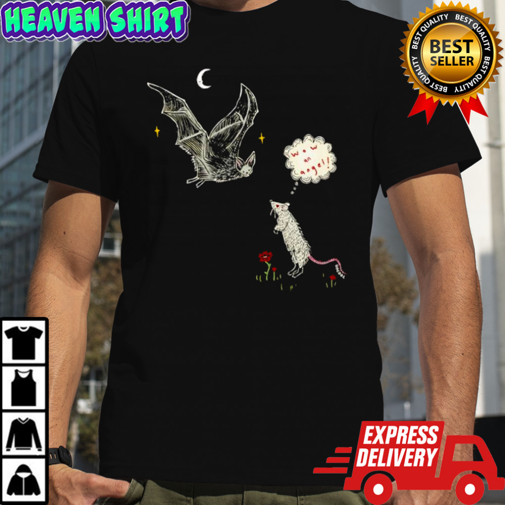 Bat Mouse Wow An Angel shirt