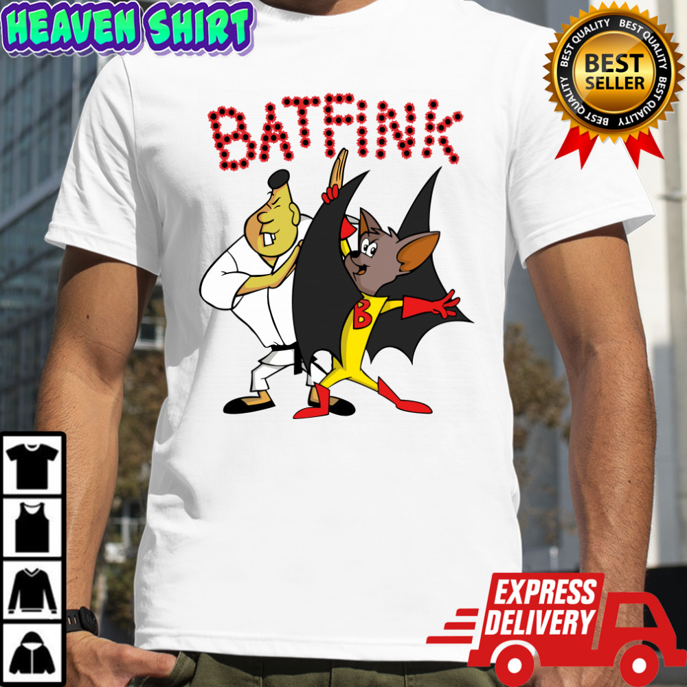 Batfink and Karate cartoon shirt