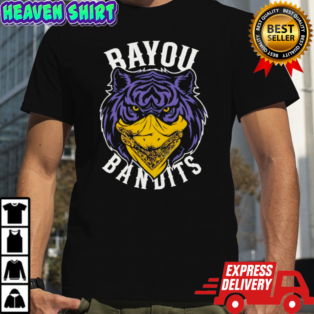 Bayou Bandits LSU Tigers logo shirt