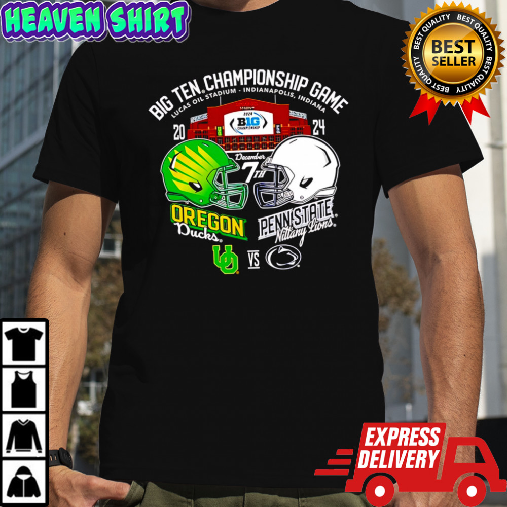 Big Ten Football Championship Stadium helmets shirt