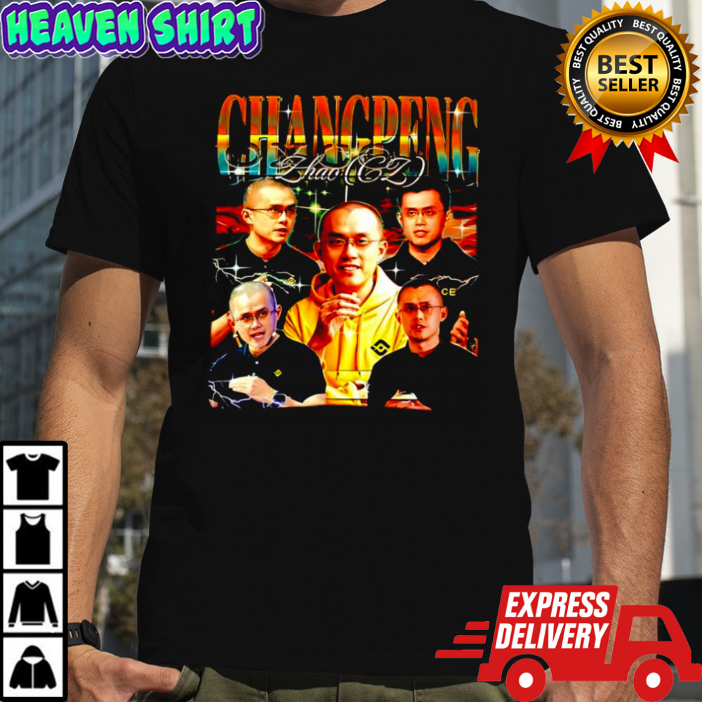 Binance Founder Changpeng Zhao Trump shirt