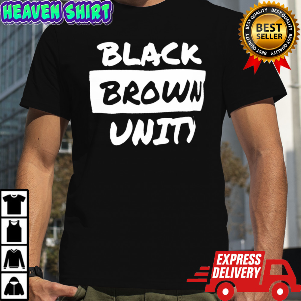 Black brown unity shirt