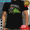 Black cat Santa hat what Christmas tree Merry Christmas 2025 shirt