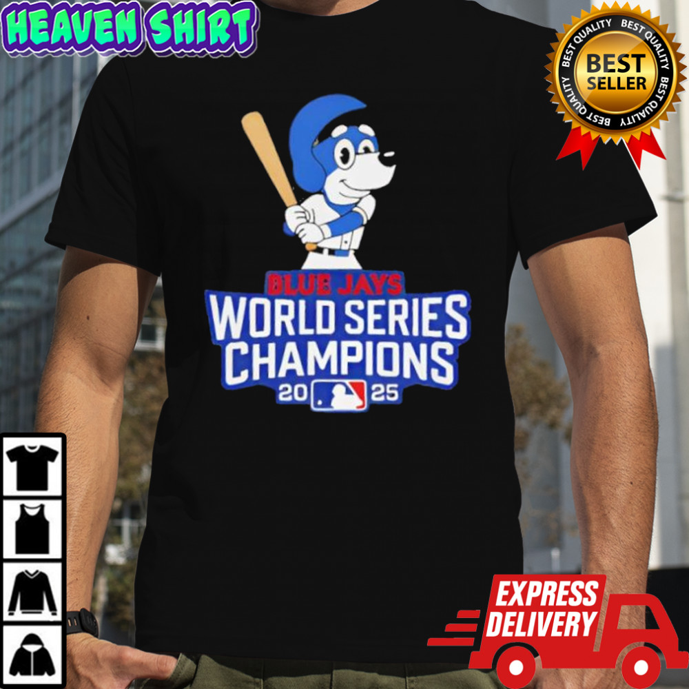 Bluey Blue Jays Champions 2025 Toronto Blue Jays Shirt