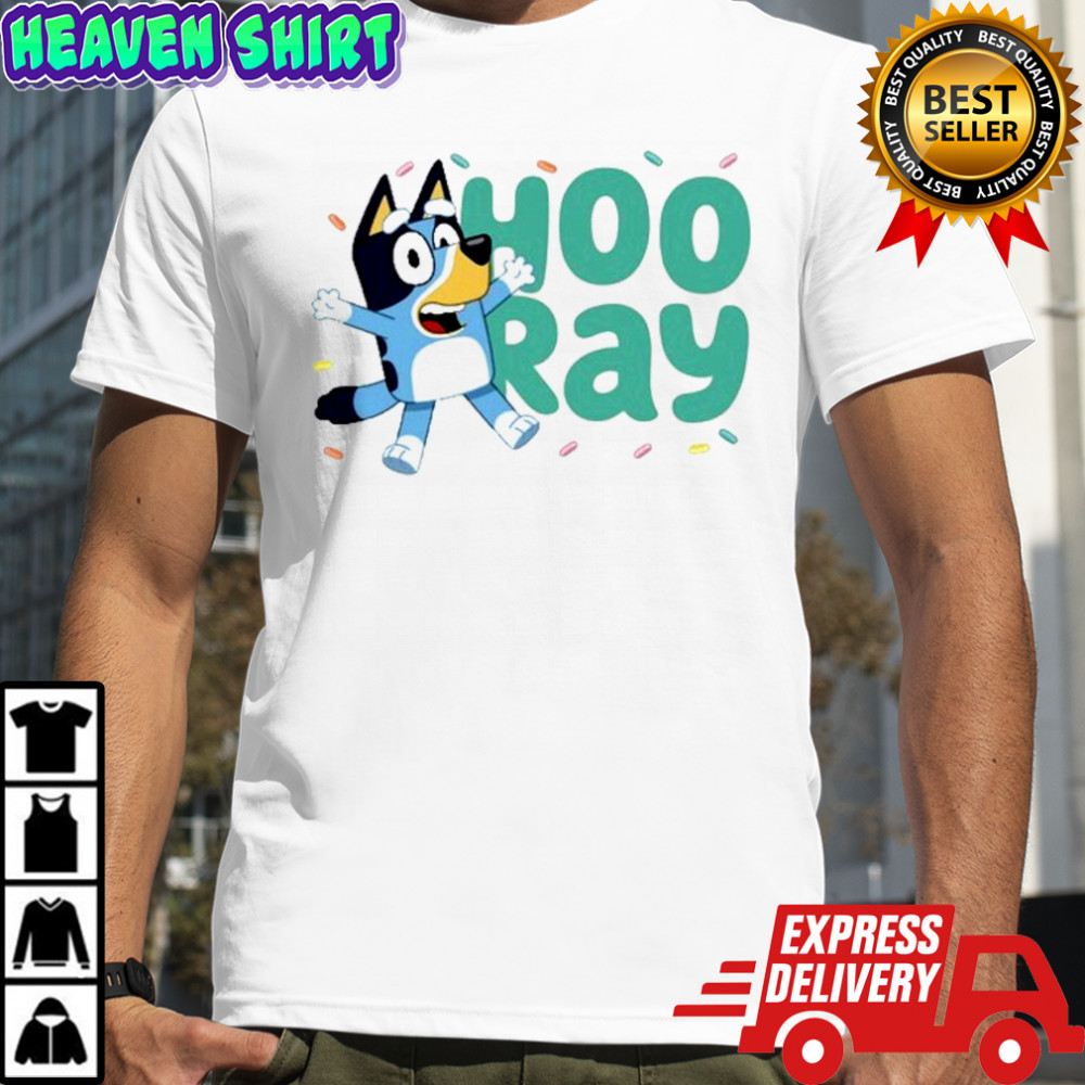Bluey Teemill Hooray T-shirt