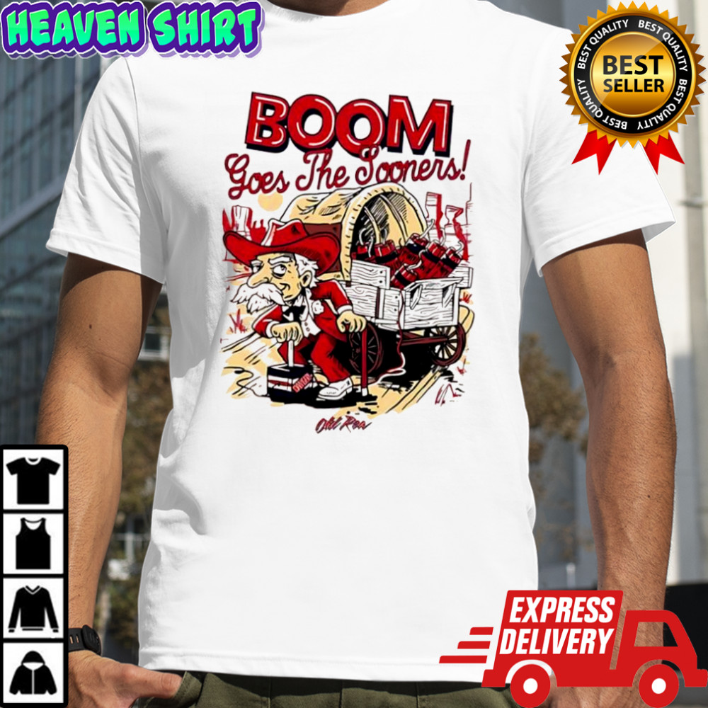 Boom Goes The Sooners graphic shirt