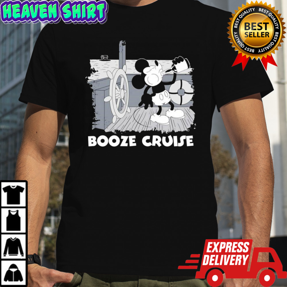 Booze Cruise Mickey Mouse shirt