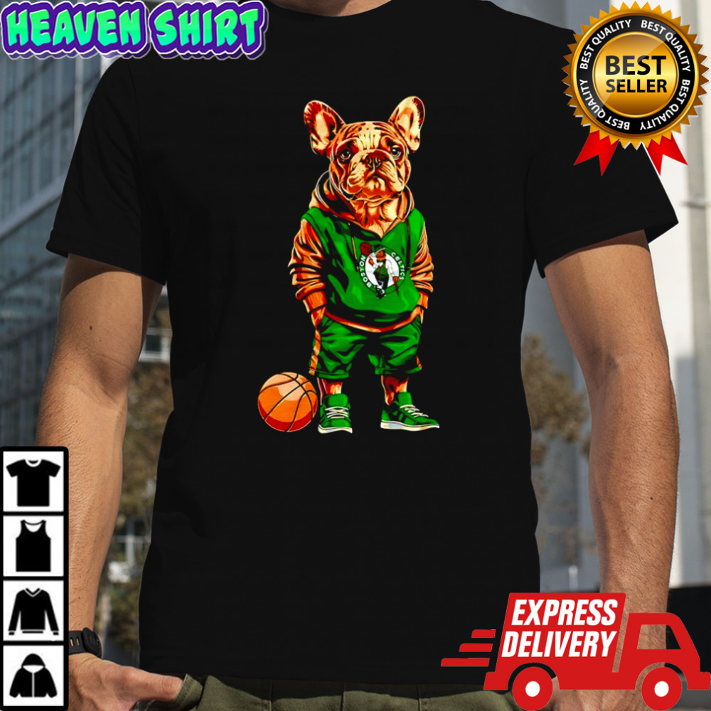 Boston Celtics x Bulldog Hoop Dogs shirt