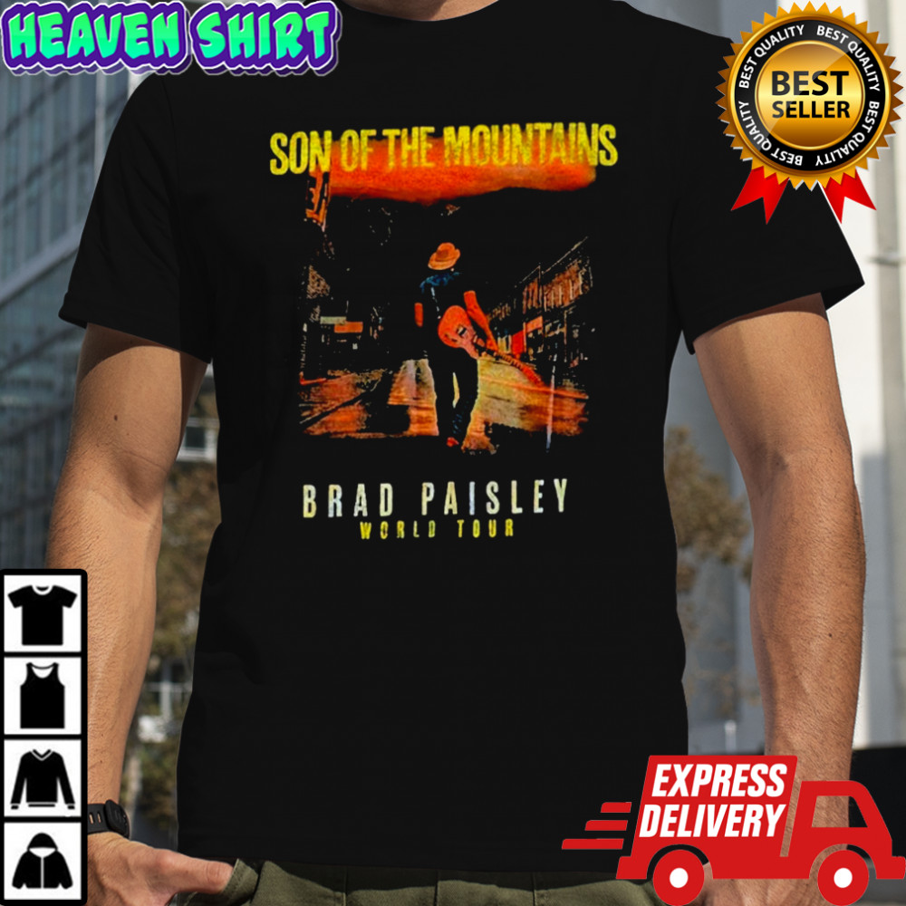 Brad Paisley Son Of The Mountains World Tour 2023 T-shirt