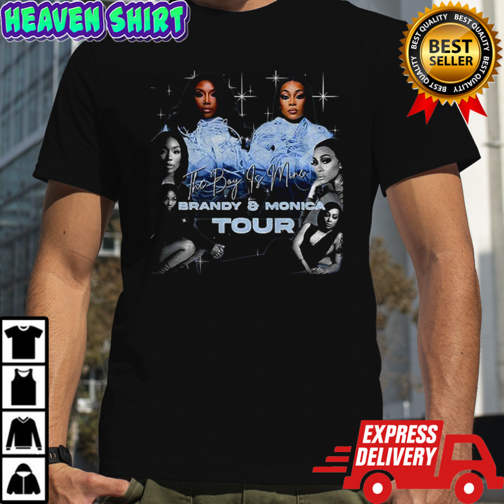 Brandy and Monica The Boy Is Mine tour graphic shirt