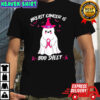 Breast Cancer is boo sheet pink Ghost halloween shirt