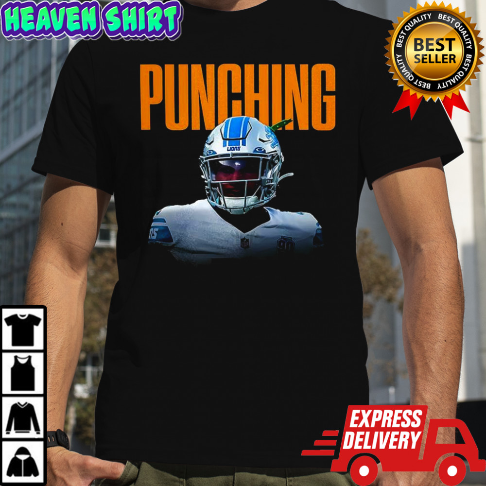 Brian Branch Punching shirt