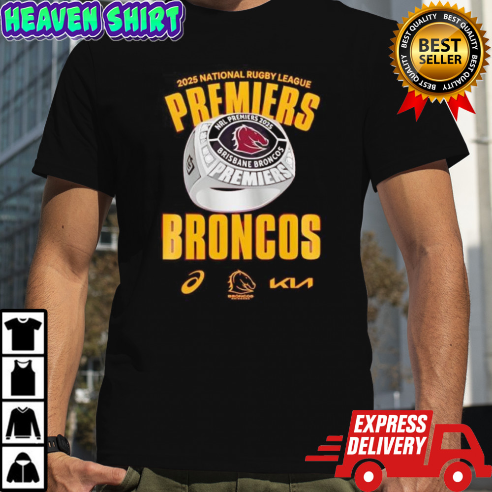 Brisbane Broncos National Rugby League Premiership Champions 2025 shirt
