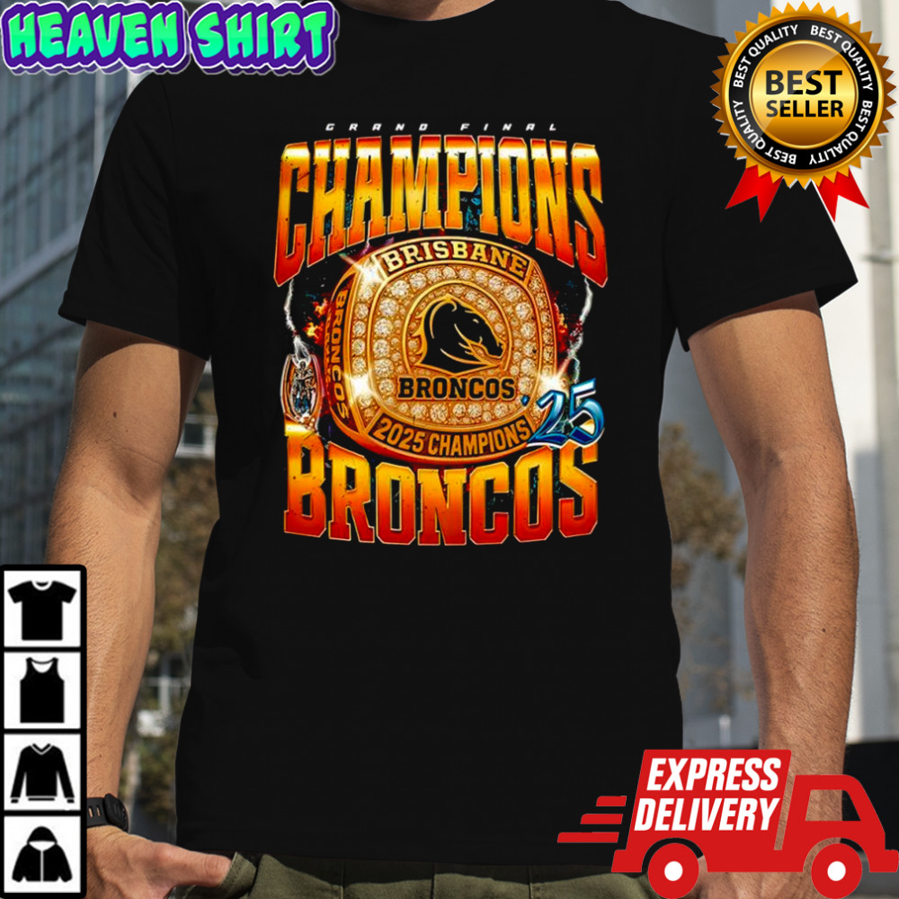 Brisbane Broncos NRL 2025 Ring shirt