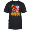 Brisbane Lions AFL Grand Final Premiers 2025 mascot with Cup shirt