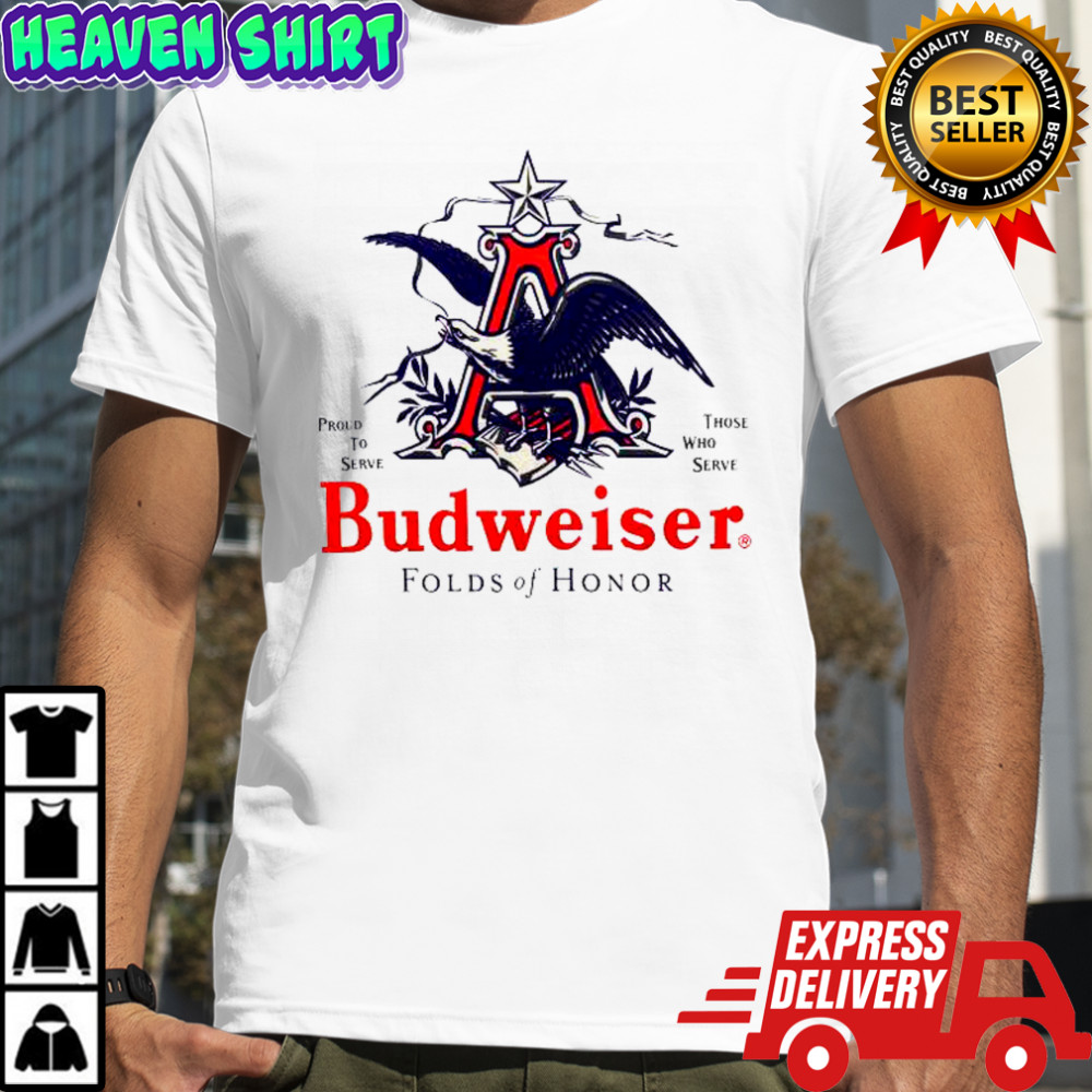 Budweiser Folds Of Honor A&Eagle T-Shirt
