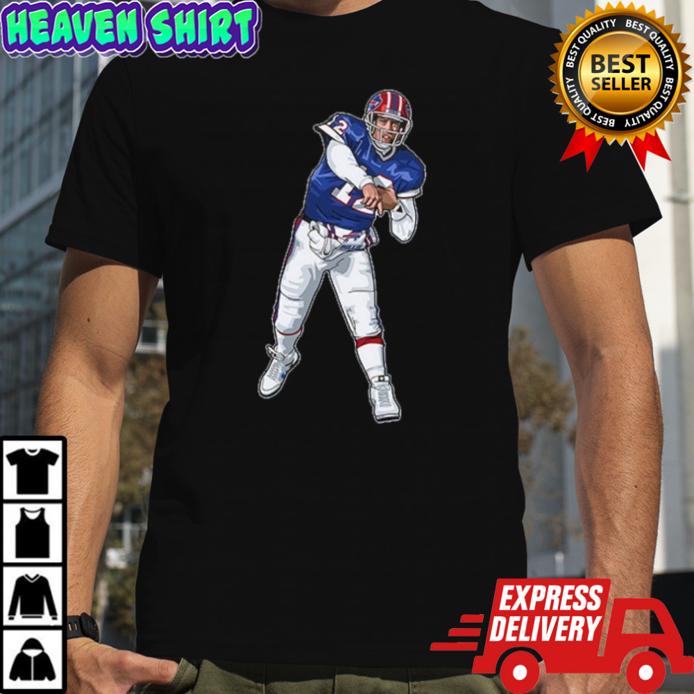 Buffalo Bills Can Josh Allen Skate Pose Art shirt