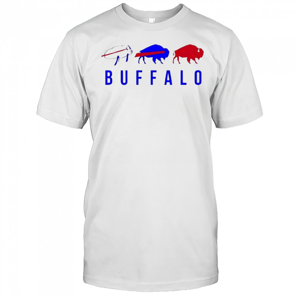 Buffalo Bills logo versions shirt