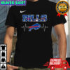 Buffalo Bills x EMT Day peace love save lives Double-Sided T-shirt
