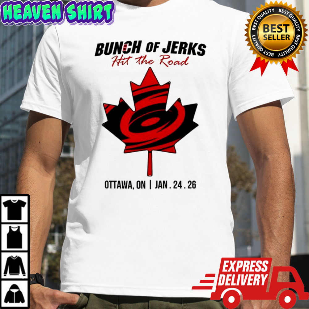 Bunch of jerks hit the road Ottawa Canada 2026 shirt