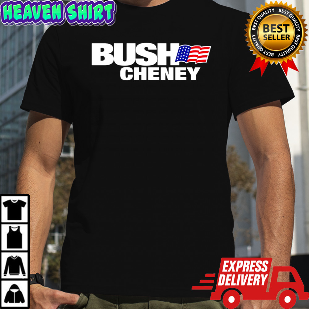 Bush Cheney Flag of the United States logo shirt
