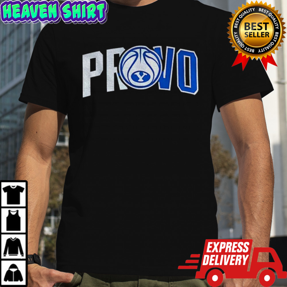 BYU Cougars Basketball Provo logo 2025 shirt