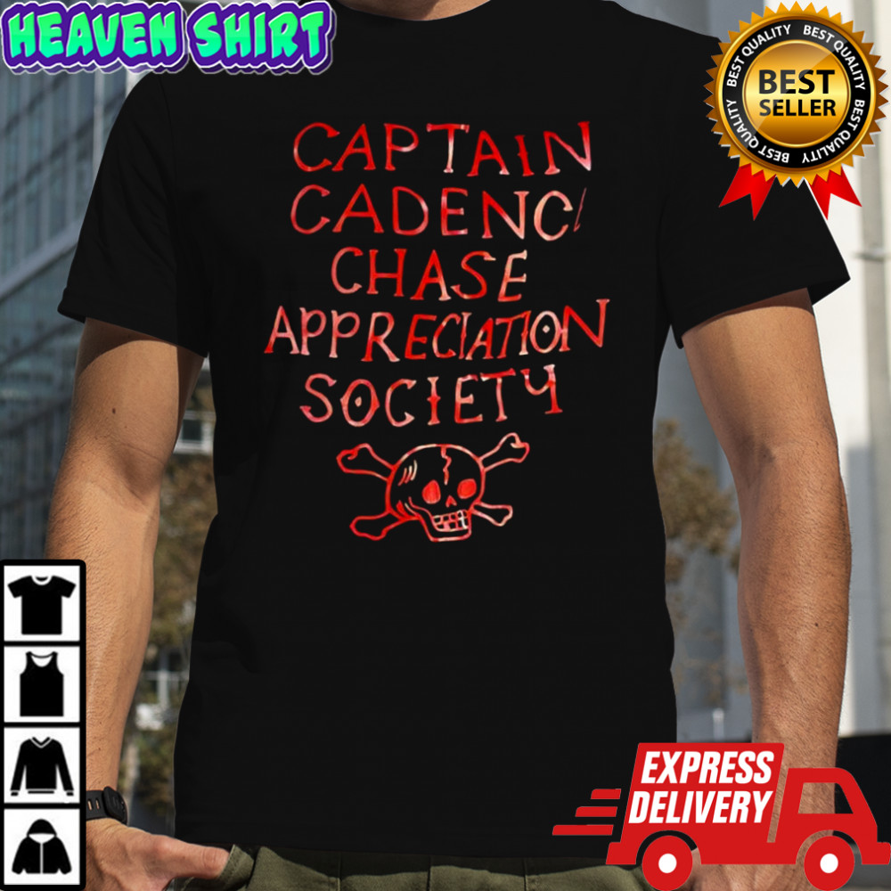 Captain Cadenc Chase Appreciation Society skull shirt