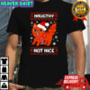Cat Christmas naughty not nice shirt
